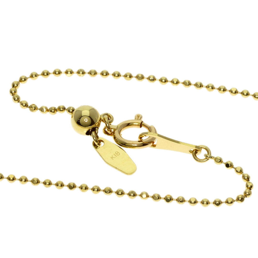 Ponte Vecchio Necklace 18K Yellow Gold gold key diamond Women Used Authentic