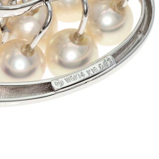 TASAKI Brooch K18YG , K14WG gold Akoya pearl Pearl Women Used Authentic