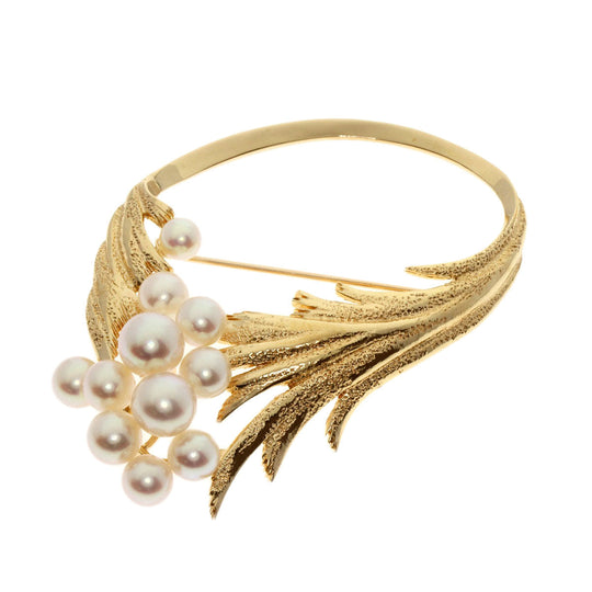 TASAKI Brooch K14PG gold Akoya pearl Pearl