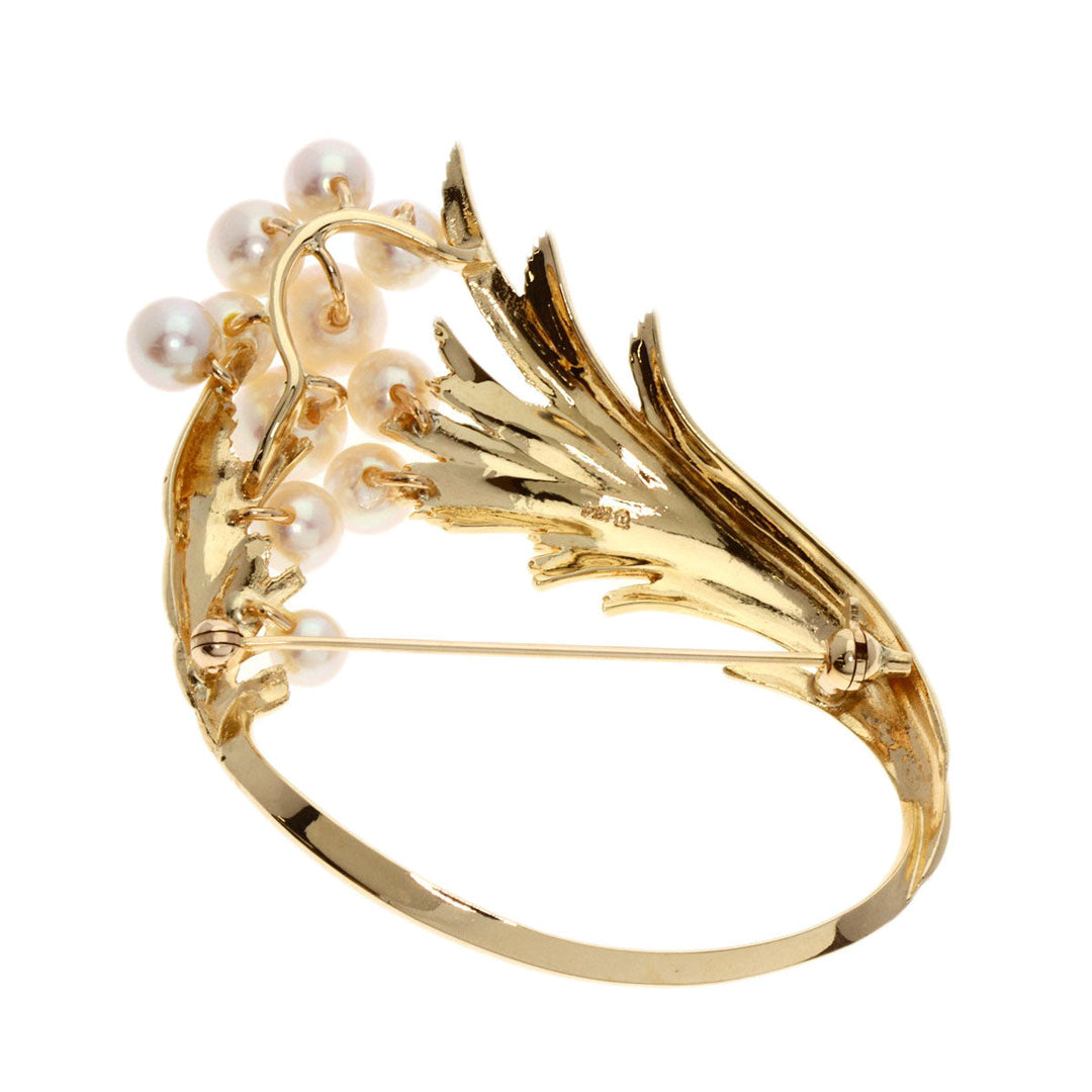 TASAKI Brooch K14PG gold Akoya pearl Pearl