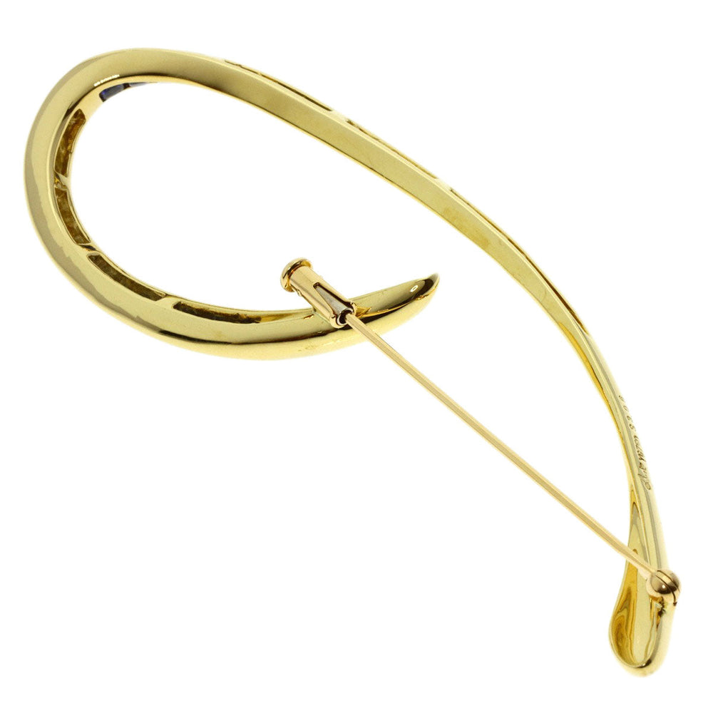 JUNE Brooch 18K Yellow Gold gold sapphire