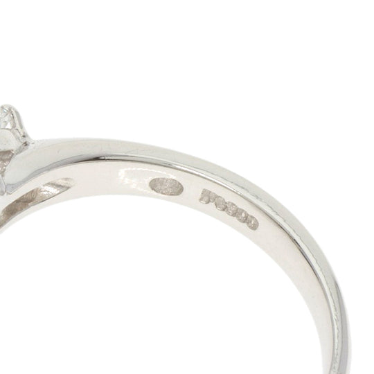 TASAKI Ring PT900 Silver Sapphire diamond Women Used Authentic