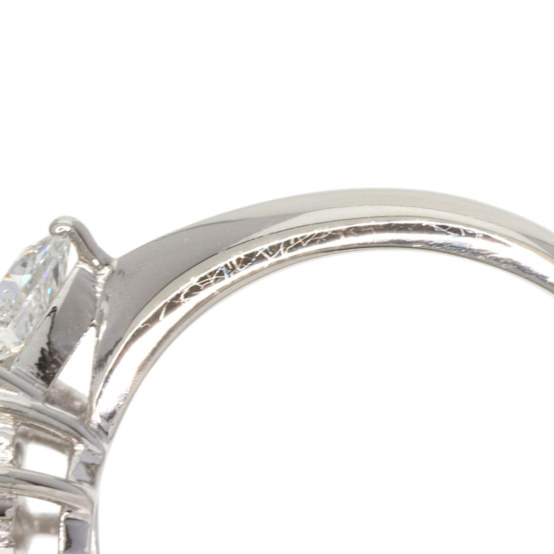 TASAKI Ring PT900 Silver Sapphire diamond Women Used Authentic