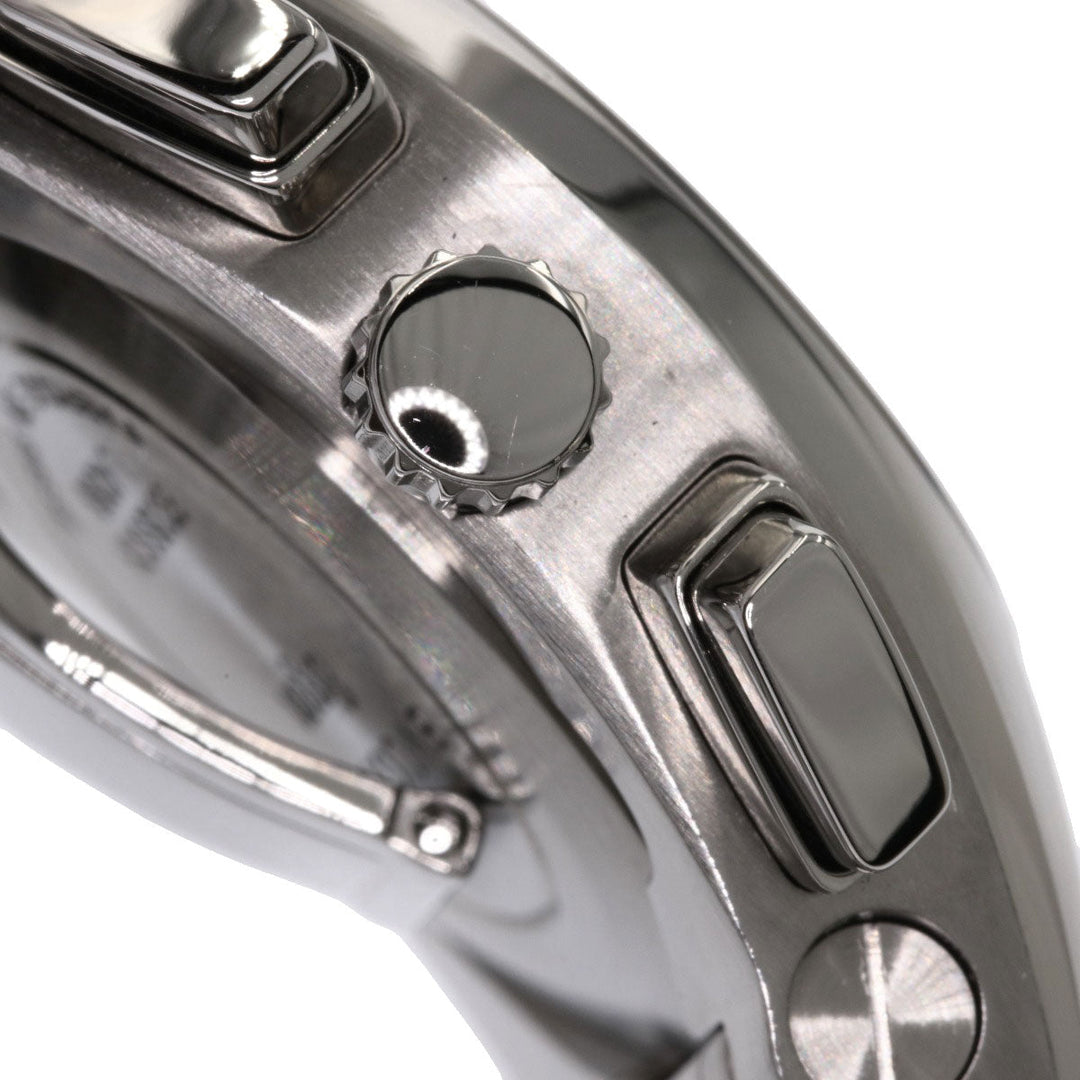 BVLGARI Watches Mechanical Automatic EG35BSSDCH Stainless Steel , Stainless Steel Silver Elgon Chronograph black dial mens Used Authentic