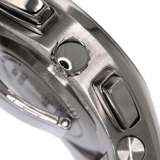 BVLGARI Watches Mechanical Automatic EG35BSSDCH Stainless Steel , Stainless Steel Silver Elgon Chronograph black dial mens Used Authentic