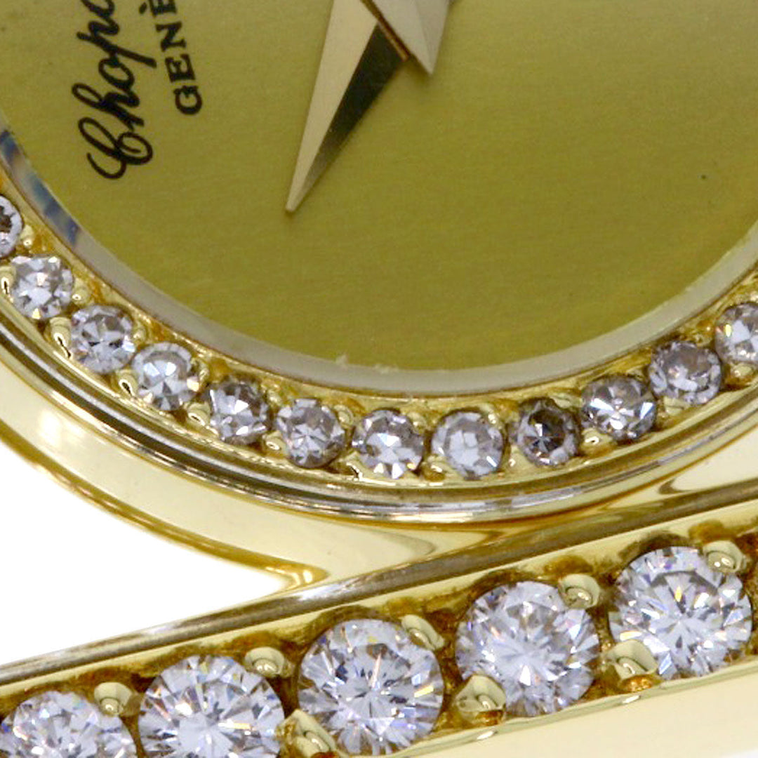 Chopard Watches Quartz H2698 18K Yellow Gold gold Happy Diamonds Maker Complete gold dial