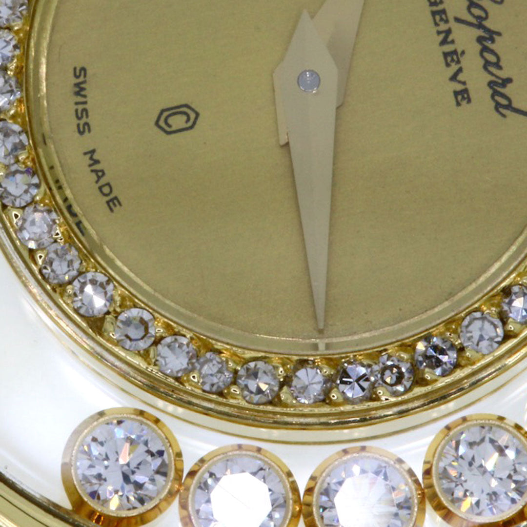 Chopard Watches Quartz H2698 18K Yellow Gold gold Happy Diamonds Maker Complete gold dial