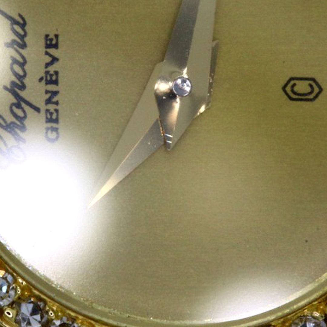 Chopard Watches Quartz H2698 18K Yellow Gold gold Happy Diamonds Maker Complete gold dial