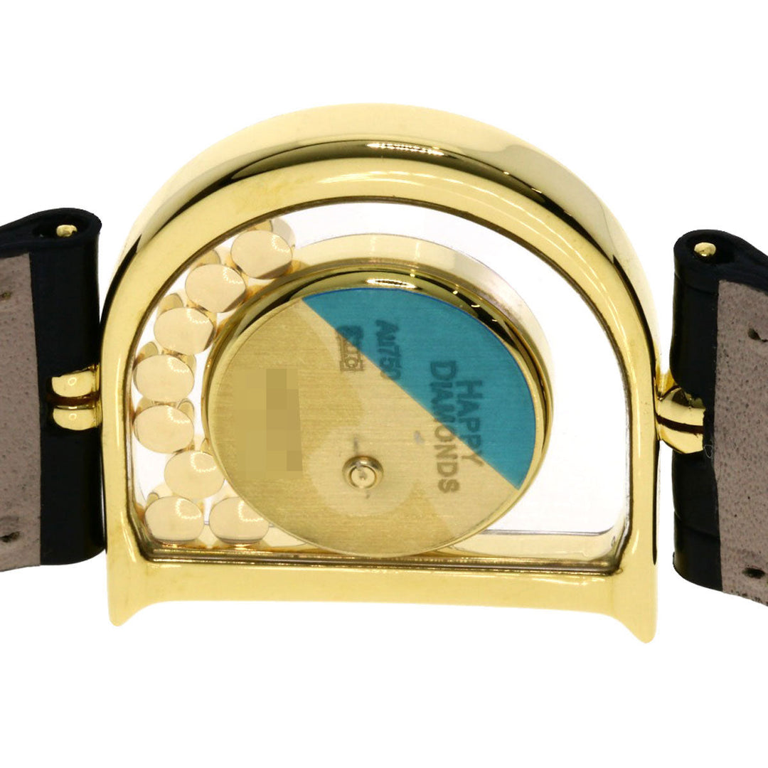 Chopard Watches Quartz H2698 18K Yellow Gold gold Happy Diamonds Maker Complete gold dial