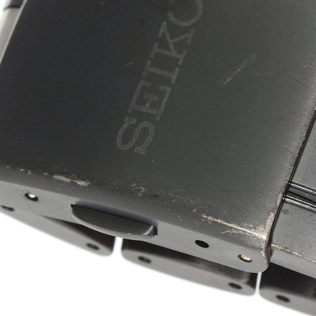 SEIKO Watches Solar Powered Radio Watch SAGA267 8B63-0AS0 Titanium, Titanium black BRIGHTZ Solar Powered radio waves black dial mens Used Authentic