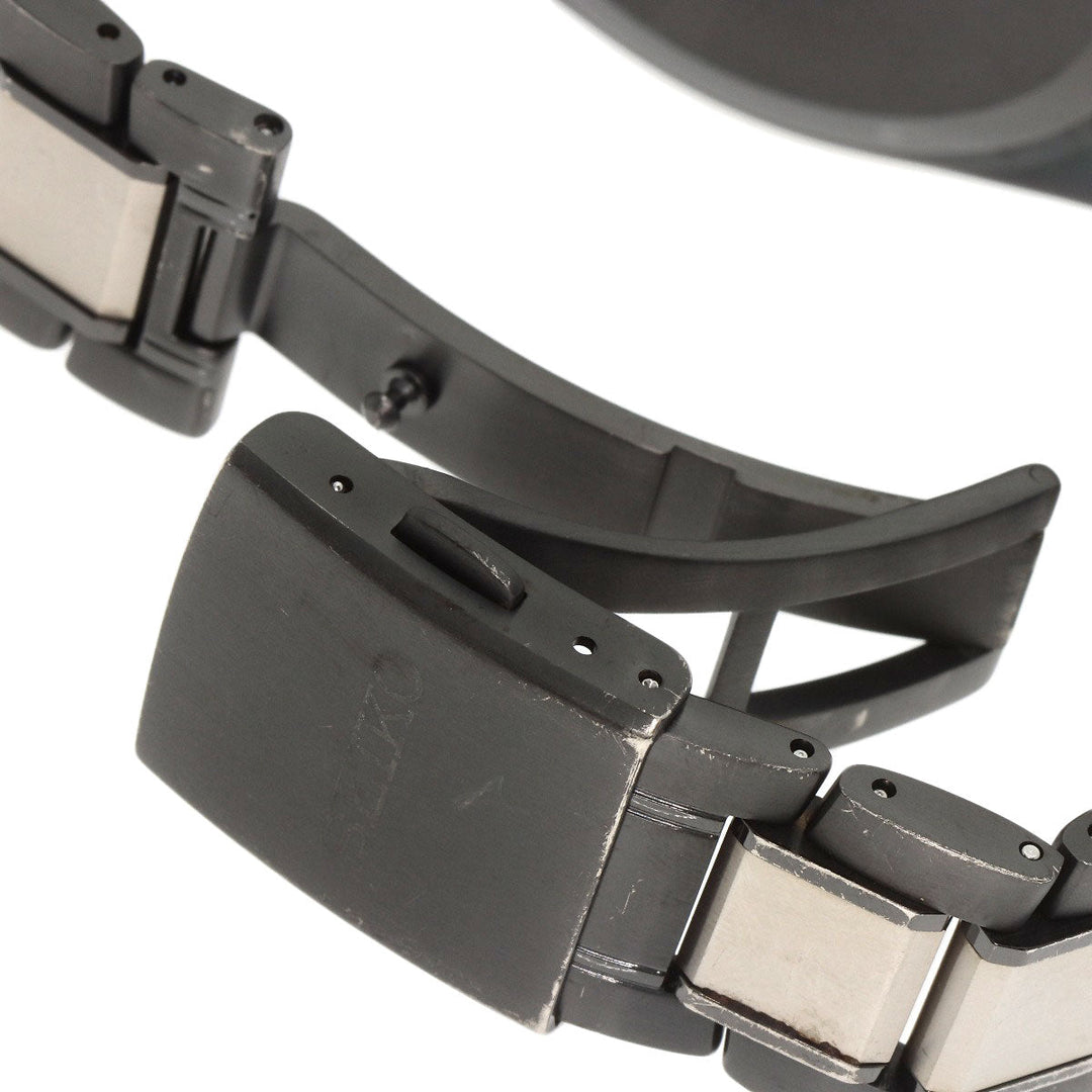 SEIKO Watches Solar Powered Radio Watch SAGA267 8B63-0AS0 Titanium, Titanium black BRIGHTZ Solar Powered radio waves black dial mens Used Authentic