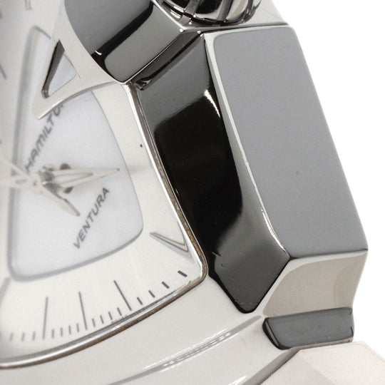 HAMILTON Watches Quartz H24251391 Stainless Steel, Rubber Silver Ventura White shell dial Women Used Authentic