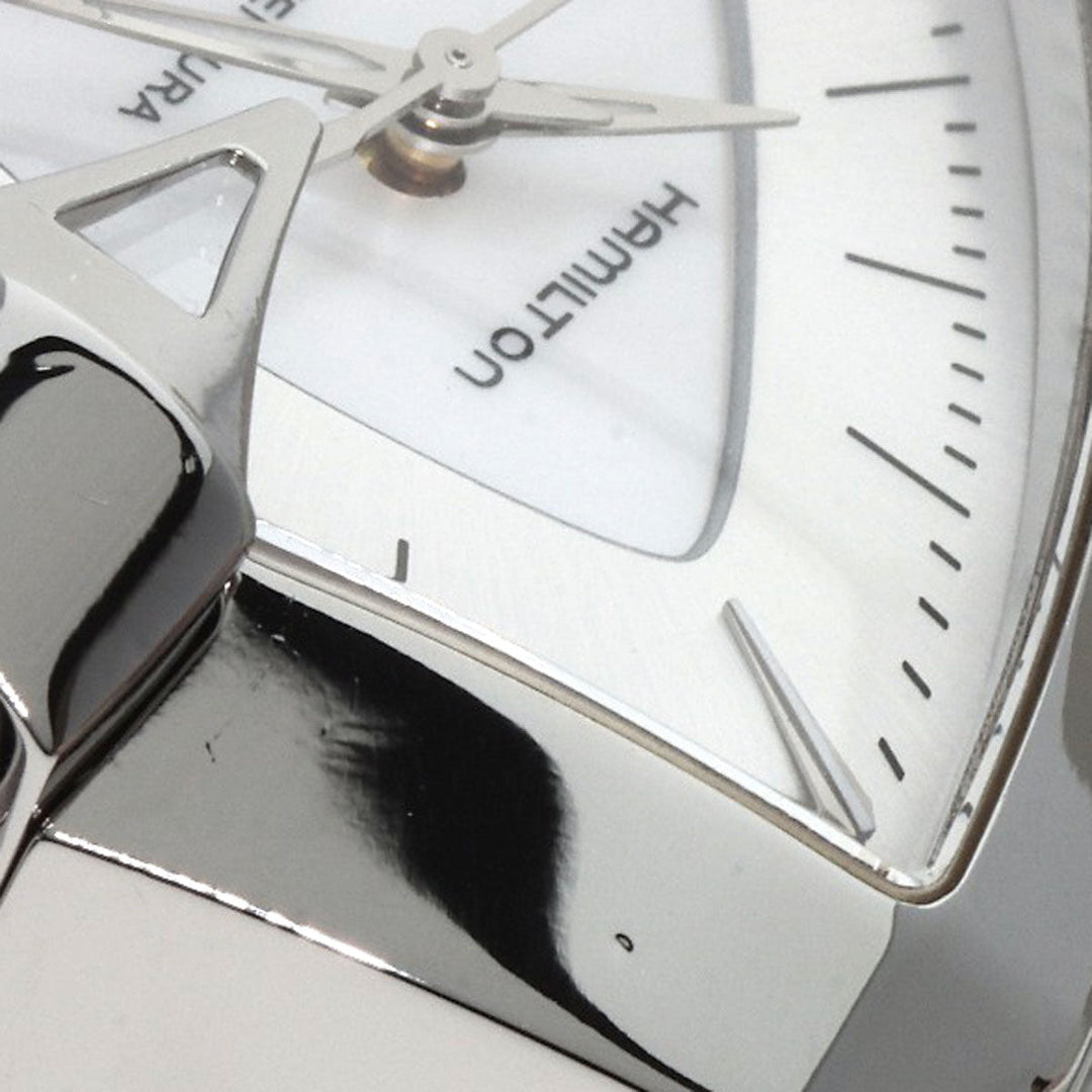 HAMILTON Watches Quartz H24251391 Stainless Steel, Rubber Silver Ventura White shell dial Women Used Authentic