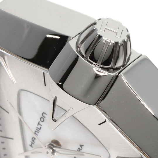 HAMILTON Watches Quartz H24251391 Stainless Steel, Rubber Silver Ventura White shell dial Women Used Authentic