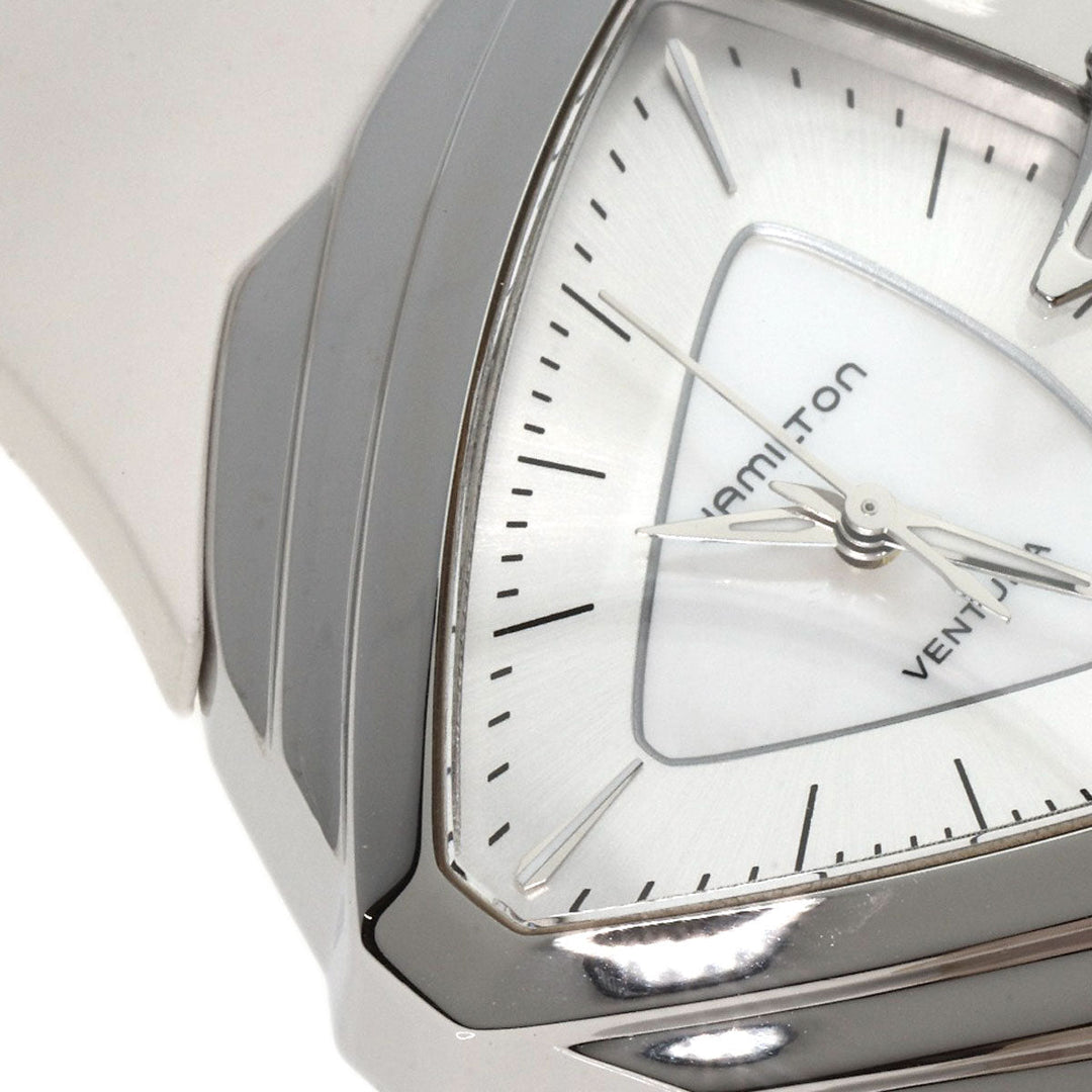 HAMILTON Watches Quartz H24251391 Stainless Steel, Rubber Silver Ventura White shell dial Women Used Authentic