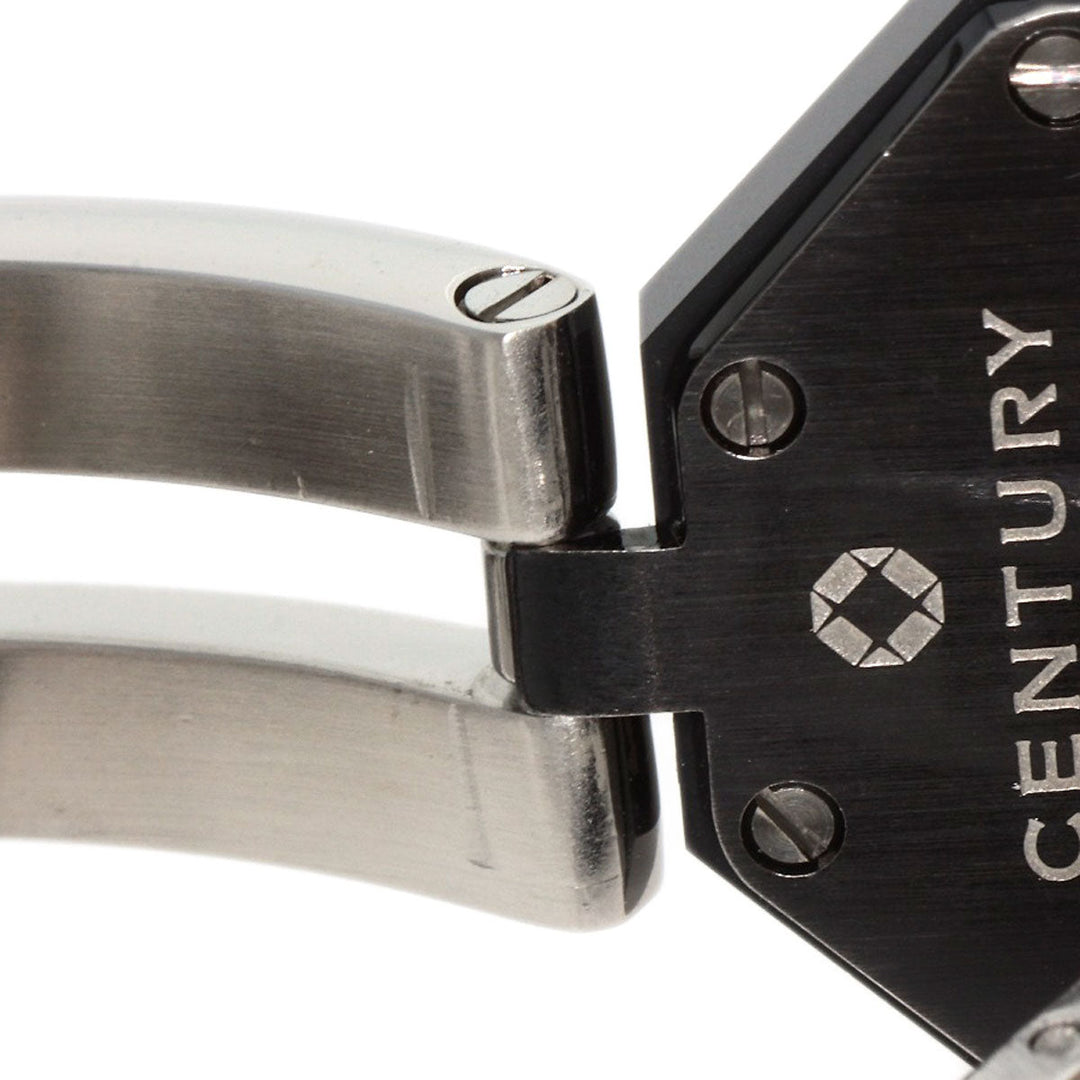 CENTURY Watches Quartz Stainless Steel , Stainless Steel Silver Time gem Blue shell dial Women Used Authentic