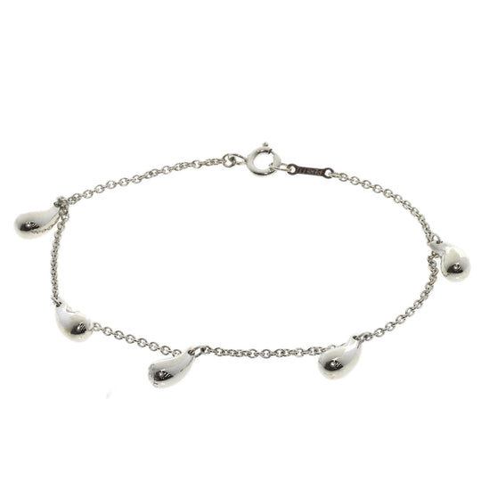 TIFFANY&Co. bracelet SV Silver 5P teardrop Women Used Authentic