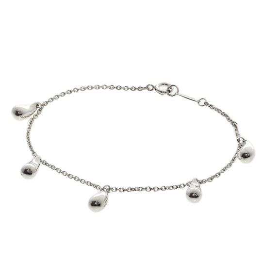 TIFFANY&Co. bracelet SV Silver 5P teardrop Women Used Authentic