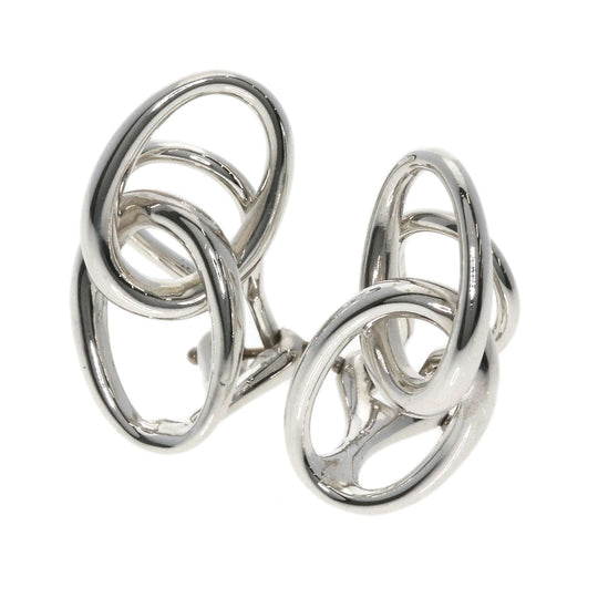TIFFANY&Co. Earring SV Silver Double loop Women Used Authentic