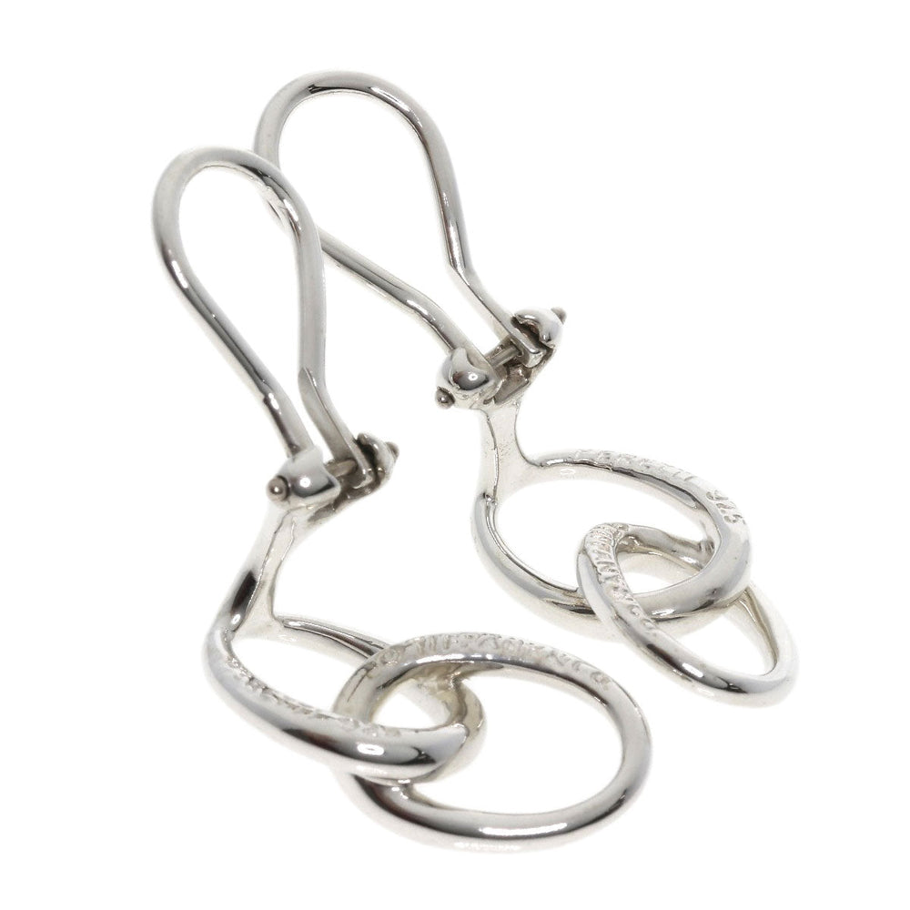 TIFFANY&Co. Earring SV Silver Double loop Women Used Authentic