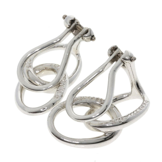 TIFFANY&Co. Earring SV Silver Double loop Women Used Authentic