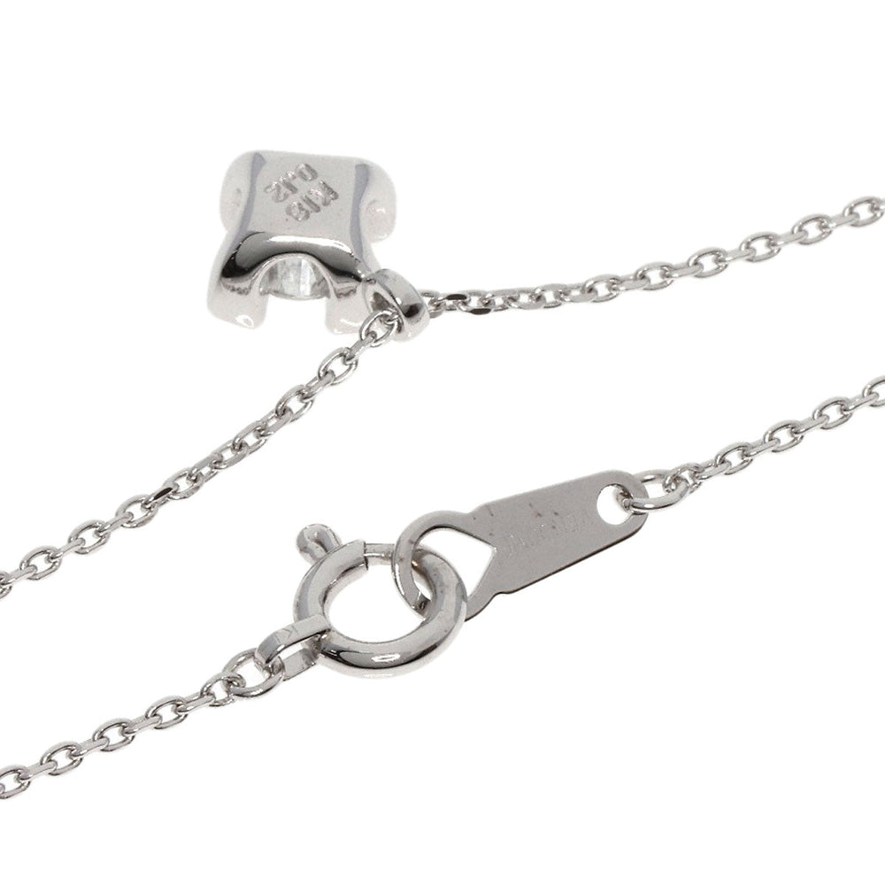 VANDOME Necklace 18K Yellow Gold Silver diamond Women Used Authentic