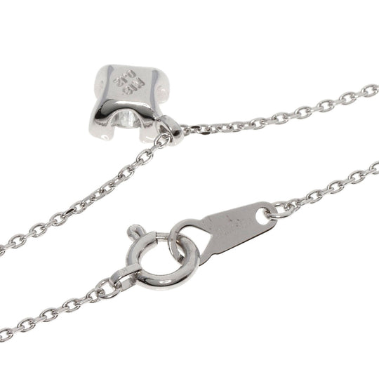 VANDOME Necklace 18K Yellow Gold Silver diamond Women Used Authentic