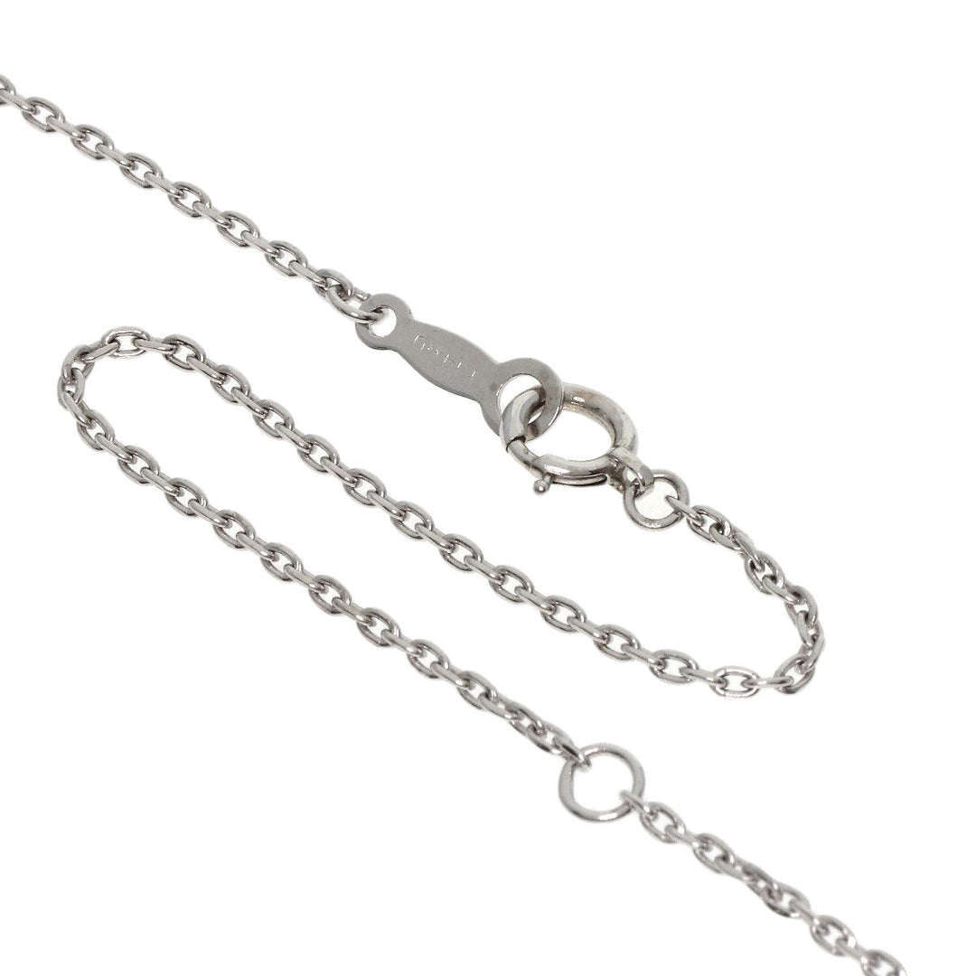 MIKIMOTO Necklace K14WG Silver South Sea Black Pearl Pearl Diamond Women Used Authentic