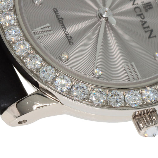 Blancpain Watches Mechanical Automatic B0096A 192GC 52D K18WG , Leather , Diamond Silver ladybird maker complete Silver dial Women Used Authentic