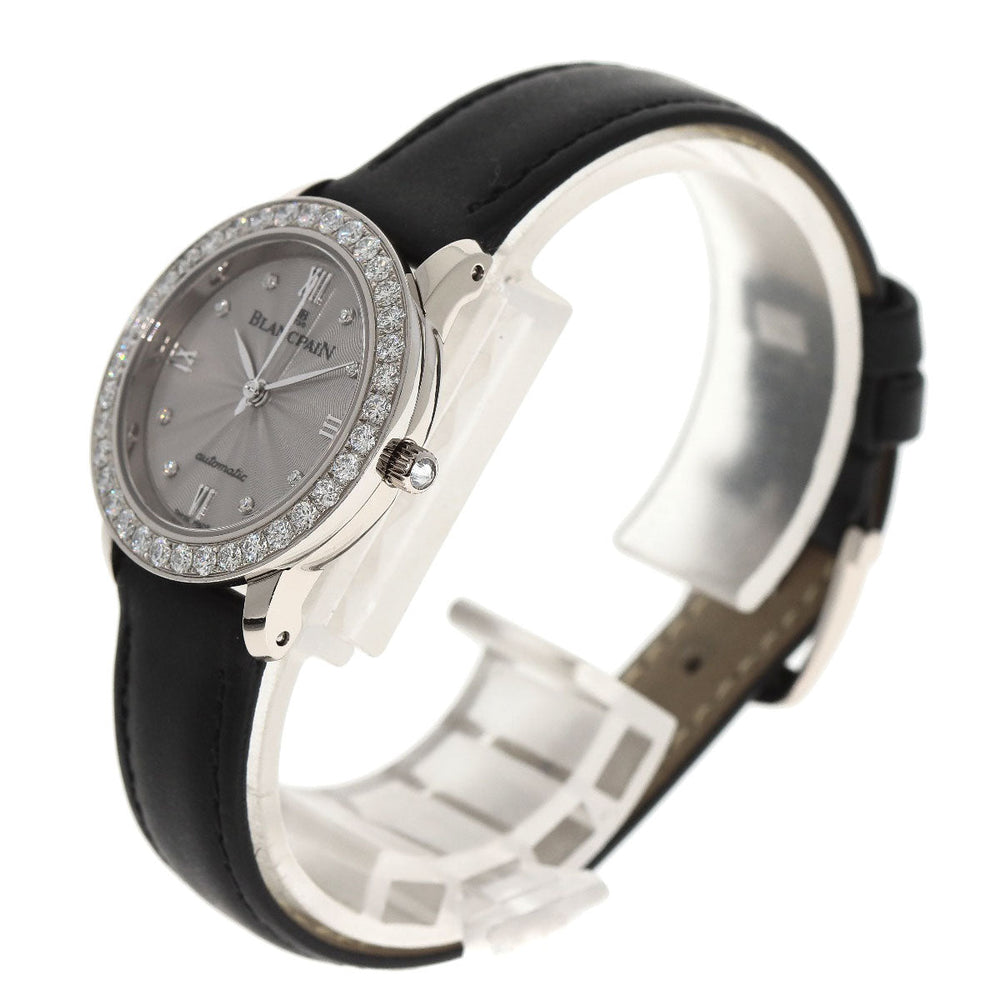 Blancpain Watches Mechanical Automatic B0096A 192GC 52D K18WG , Leather , Diamond Silver ladybird maker complete Silver dial Women Used Authentic
