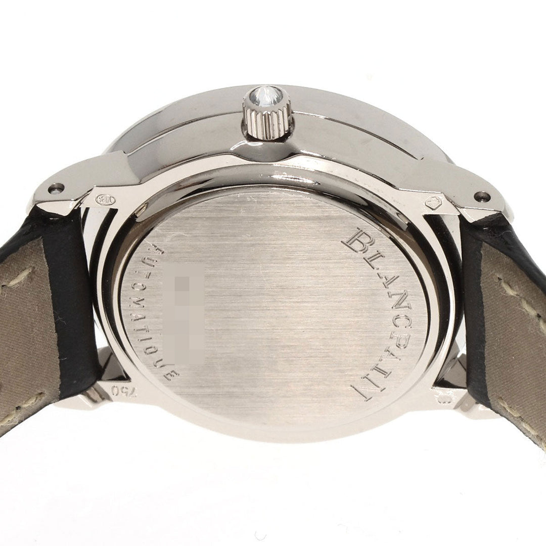 Blancpain Watches Mechanical Automatic B0096A 192GC 52D K18WG , Leather , Diamond Silver ladybird maker complete Silver dial Women Used Authentic