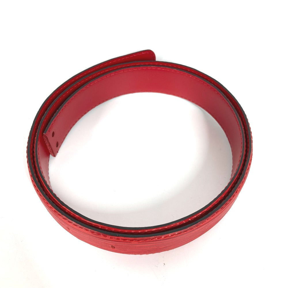 LOUIS VUITTON belt Epi Leather Red Epi Belt only Women 85 Used Authentic