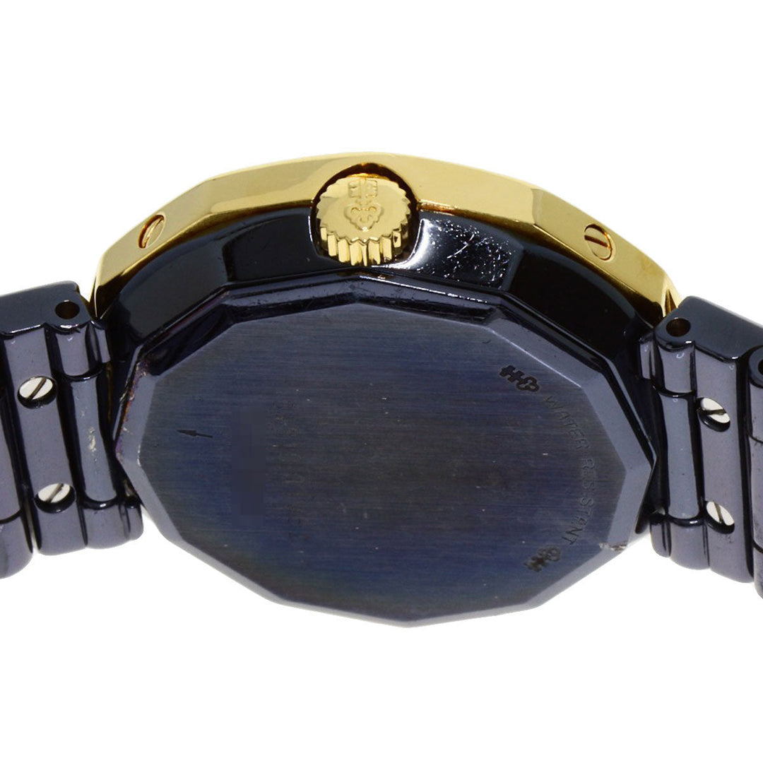 CORUM Watches Quartz 39.610.31V52 Stainless Steel , SSxK18YG , K18YG gold Admirals C Gun Metal Blue dial Women Used Authentic