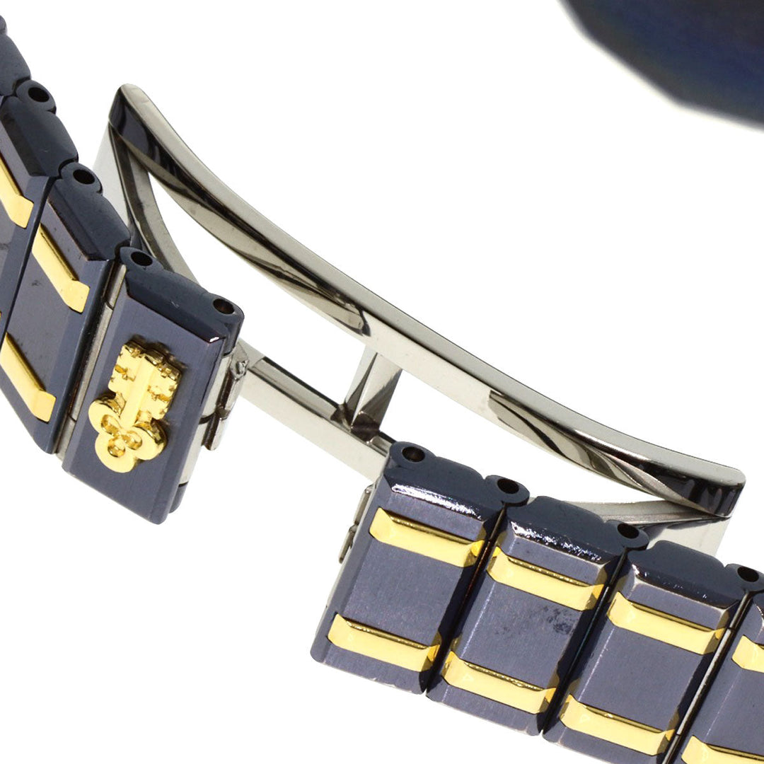 CORUM Watches Quartz 39.610.31V52 Stainless Steel , SSxK18YG , K18YG gold Admirals C Gun Metal Blue dial Women Used Authentic