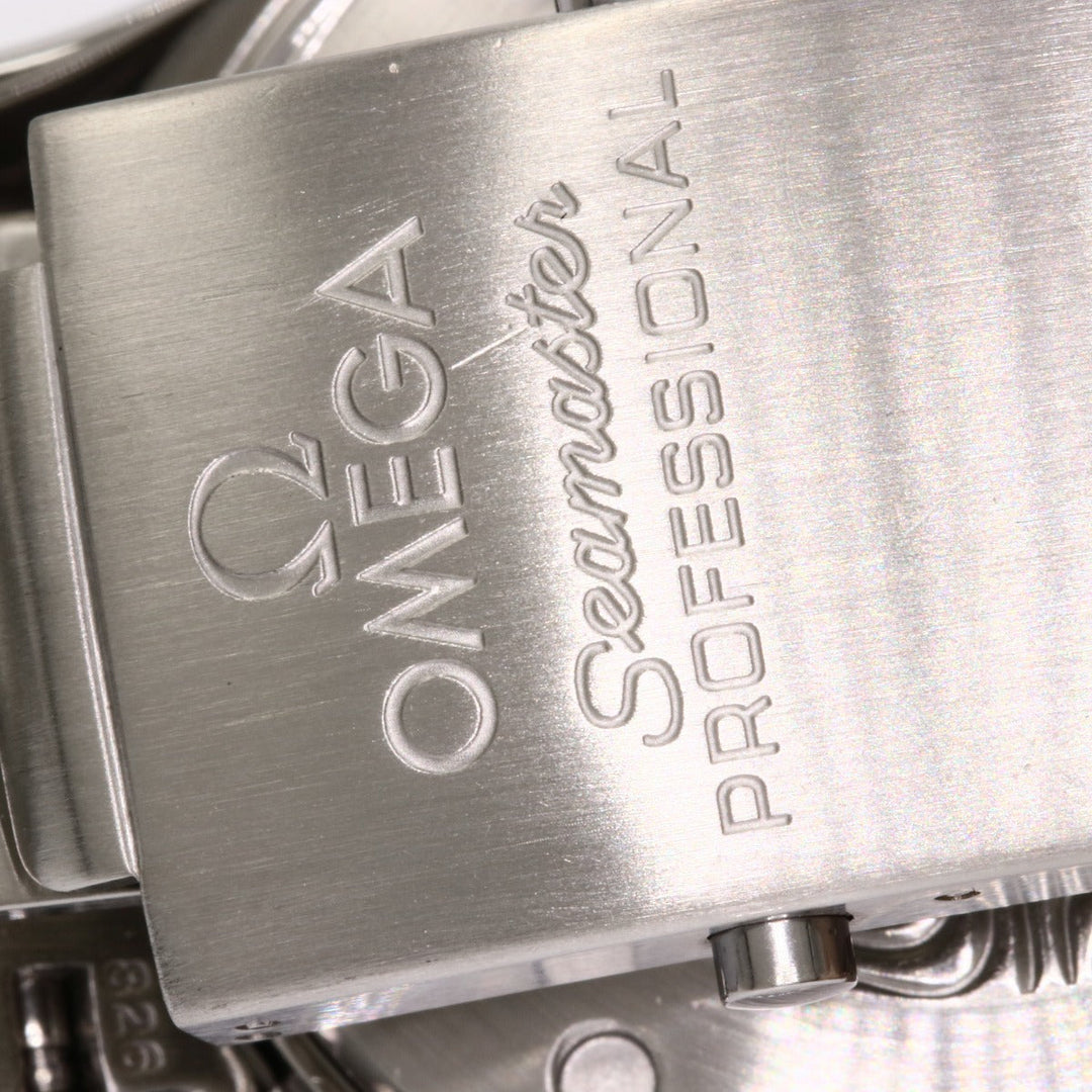 OMEGA Watches Mechanical Automatic 2599.80 Stainless Steel , Stainless Steel Silver Seamaster Chrono Diver Navy dial mens Used Authentic