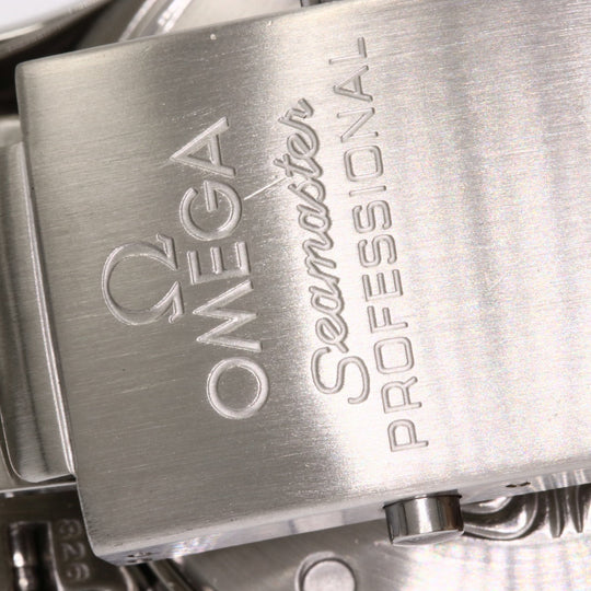 OMEGA Watches Mechanical Automatic 2599.80 Stainless Steel , Stainless Steel Silver Seamaster Chrono Diver Navy dial mens Used Authentic