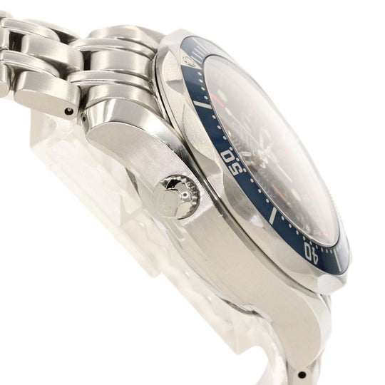 OMEGA Watches Mechanical Automatic 2599.80 Stainless Steel , Stainless Steel Silver Seamaster Chrono Diver Navy dial mens Used Authentic