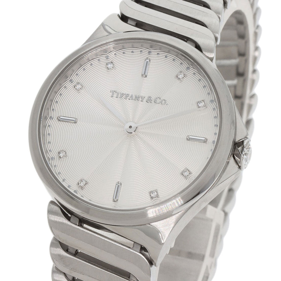 TIFFANY&Co. Watches Quartz 60874794 Stainless Steel , Stainless Steel Silver Metro 2 Silver dial Women Used Authentic