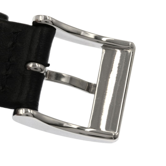 GUCCI Watches Quartz Stainless Steel, Leather black 5500M black dial mens Used Authentic