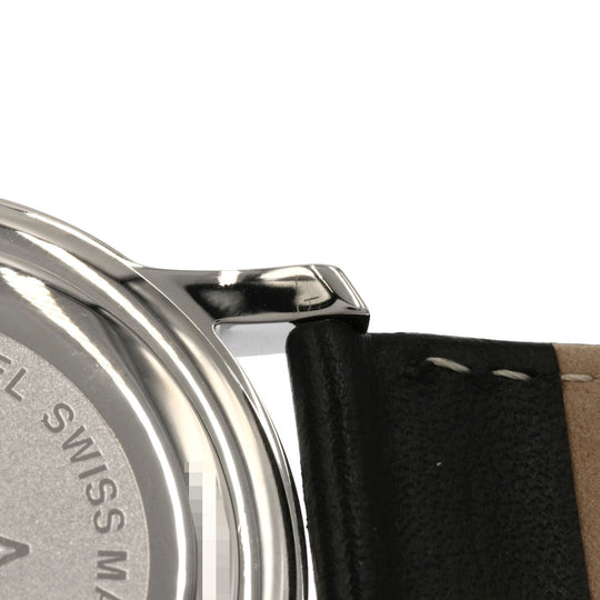 GUCCI Watches Quartz Stainless Steel, Leather black 5500M black dial mens Used Authentic