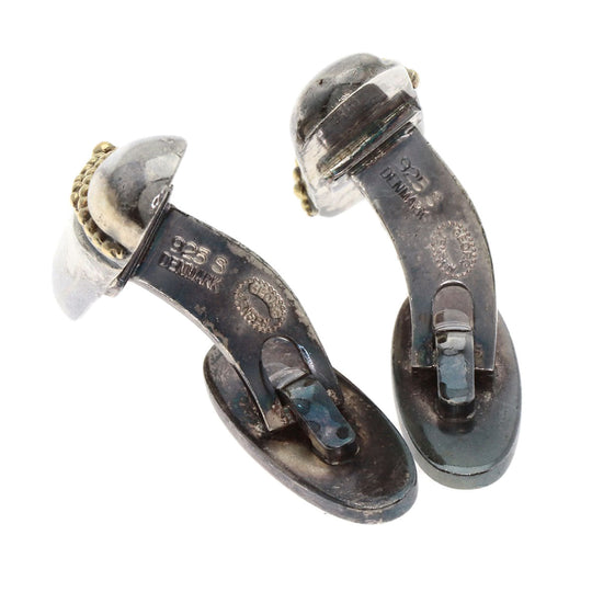 Georg Jensen cuffs SV Silver cufflinks 161 mens Used Authentic