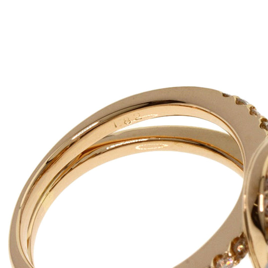 Ponte Vecchio Ring 18K Pink Gold gold Heart diamond