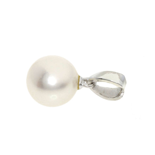 MIKIMOTO Pendant top SV Silver Akoya pearl Pearl Women Used Authentic