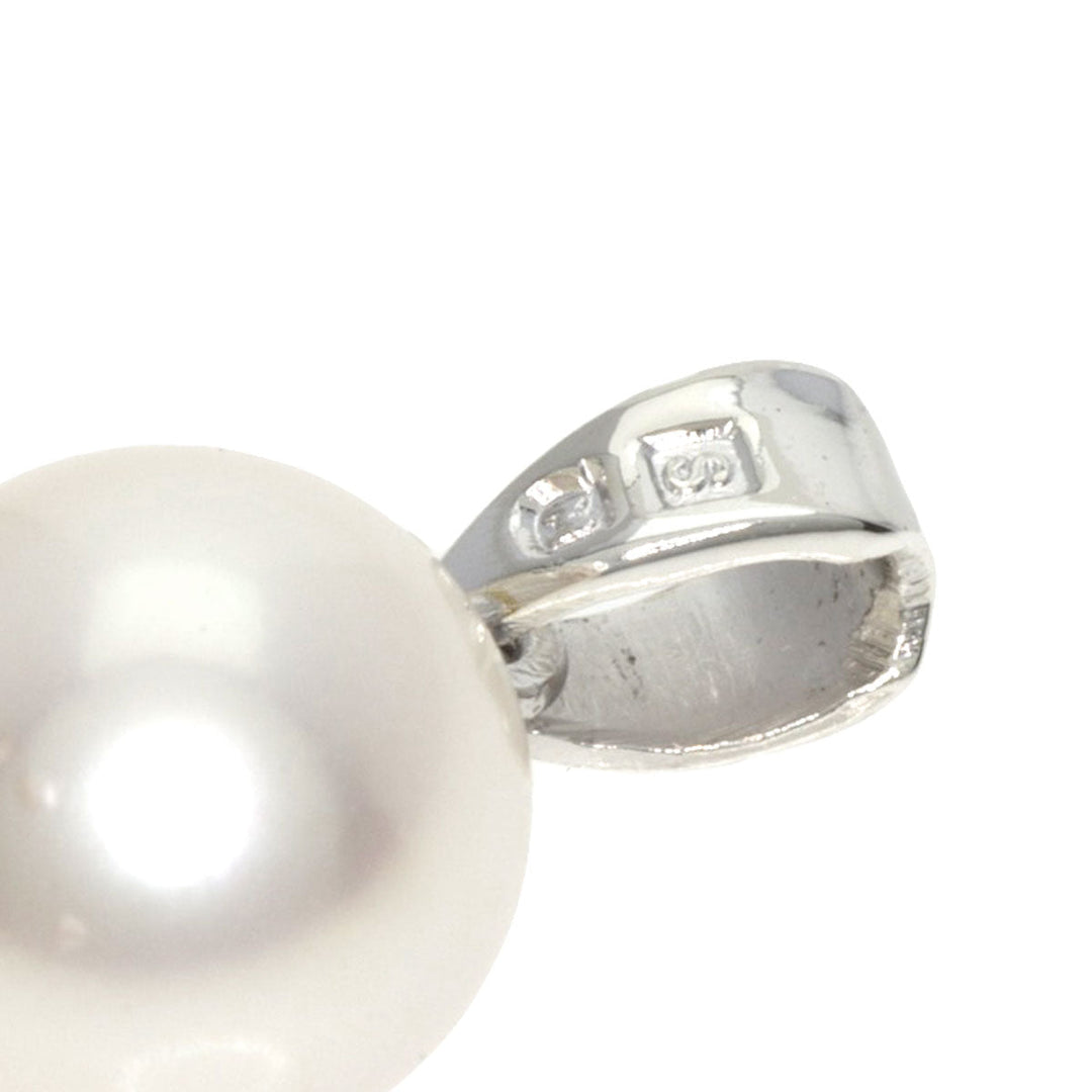 MIKIMOTO Pendant top SV Silver Akoya pearl Pearl Women Used Authentic