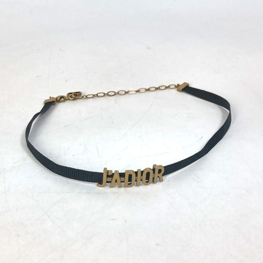 Dior Necklace metal gold Accessories J'ADIOR Women Used Authentic