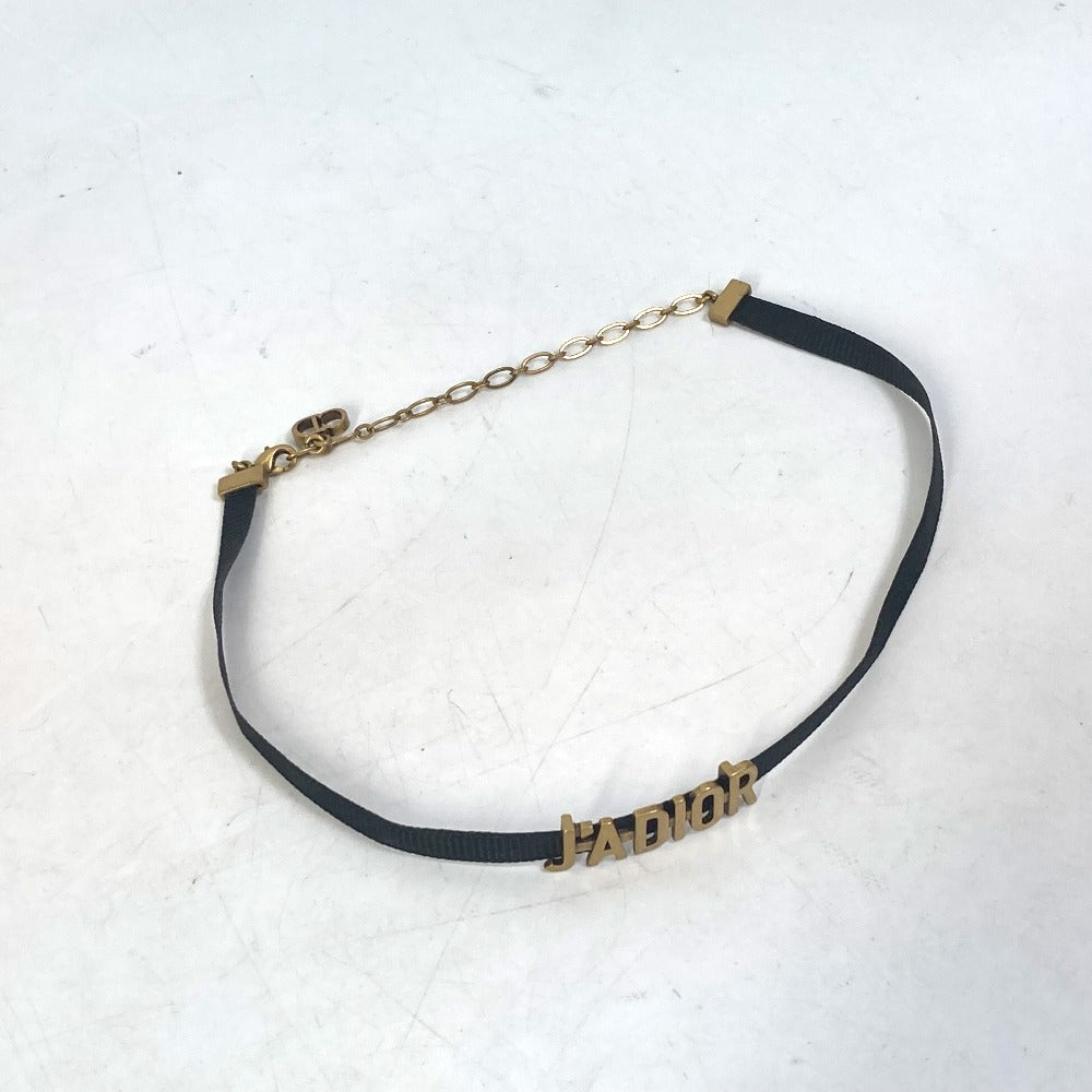 Dior Necklace metal gold Accessories J'ADIOR Women Used Authentic