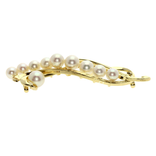 MIKIMOTO Obi closure K14YG gold Akoya pearl Pearl Women Used Authentic