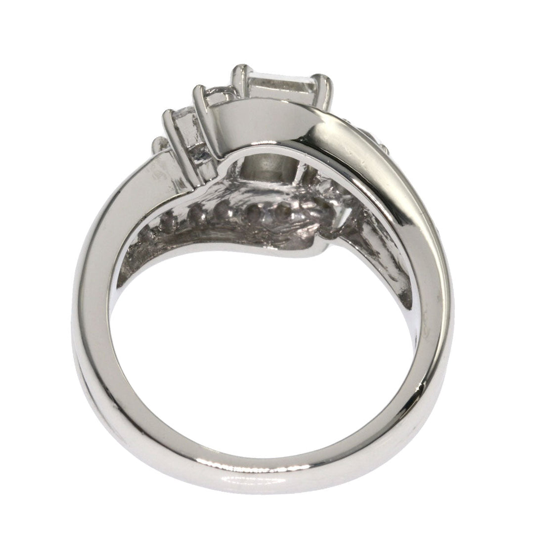 TASAKI Ring PT900 Silver diamond
