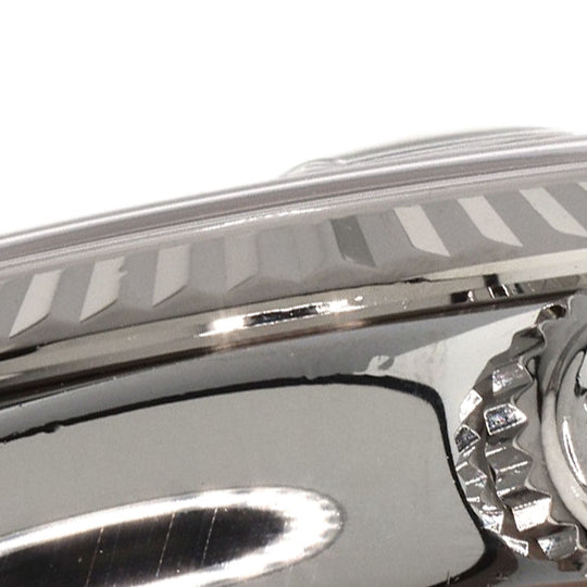 ROLEX Watches Mechanical Automatic 179174 Stainless Steel , Stainless Steel , K18WG Silver Datejust black dial Women Used Authentic