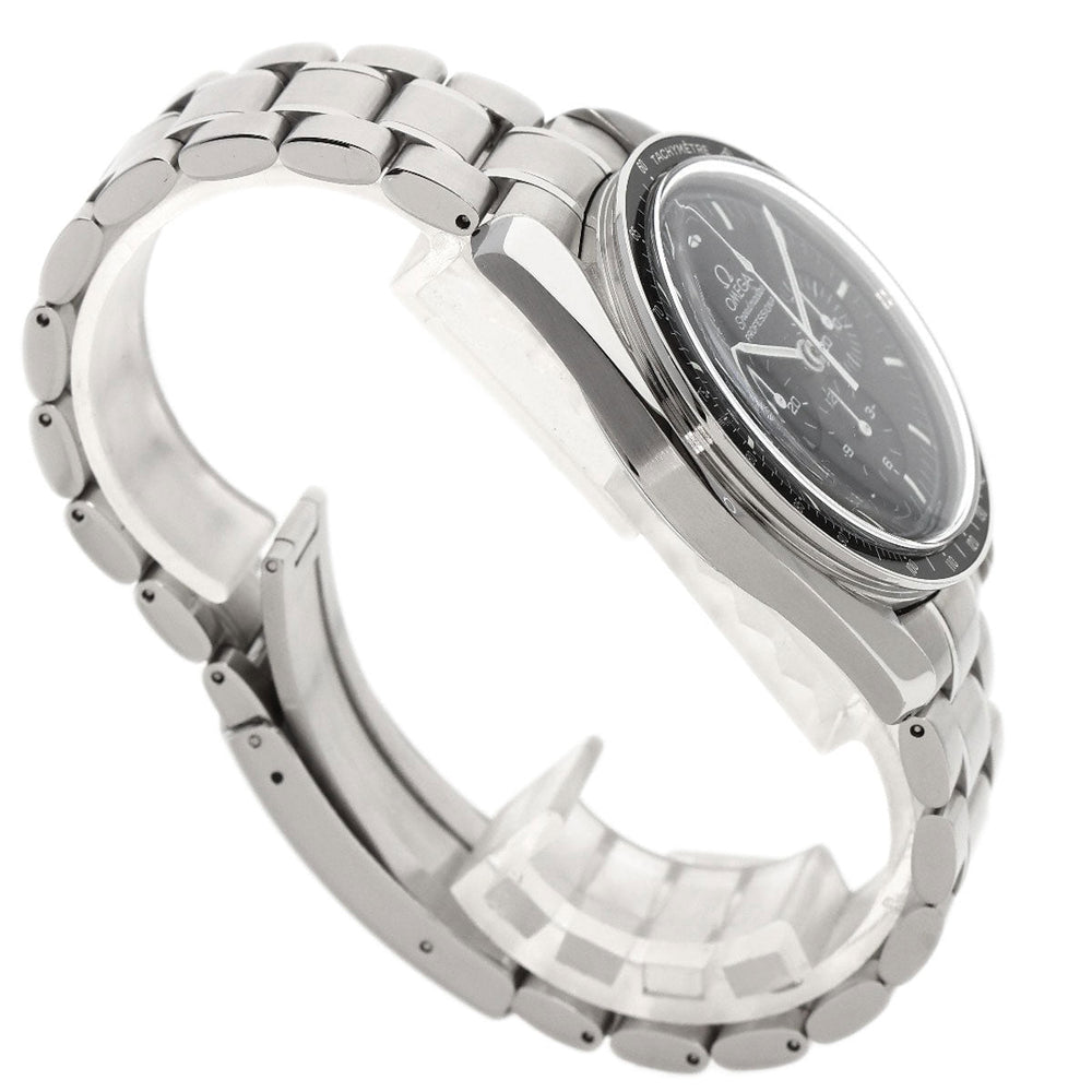 OMEGA Watches Hand Winding 3570.50 Stainless Steel , Stainless Steel Silver Speedmaster Professional black dial mens Used Authentic